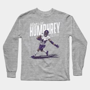 Marlon Humphrey Baltimore Chisel Long Sleeve T-Shirt